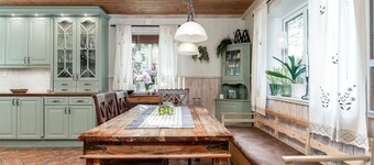 Luxury log cabin (hot tub, wood stove, nature & northern lights) - Gränsfors 354