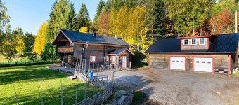 Luxury log cabin (hot tub, wood stove, nature & northern lights) - Gränsfors 354