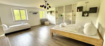 Spacious Allgäu loft | maisonette style