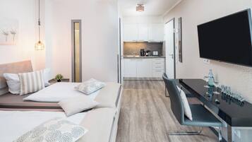 1 Schlafzimmer, Bügeleisen/Bügelbrett, kostenloses WLAN, Bettwäsche
