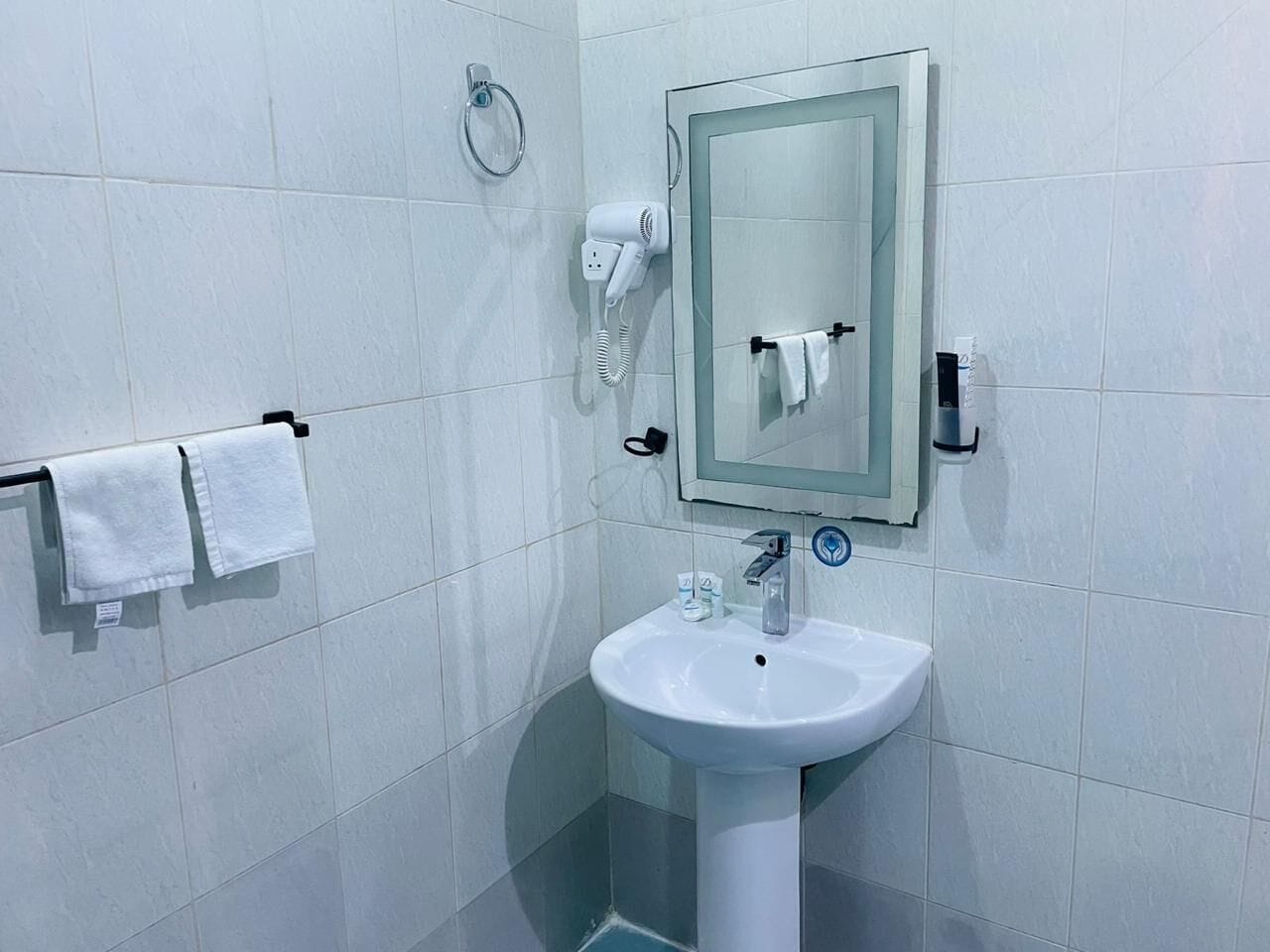 Room | Bathroom | Shower, free toiletries, hair dryer, towels