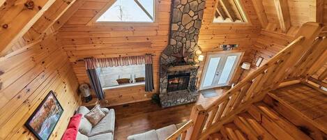 電視、壁爐、 辦公室