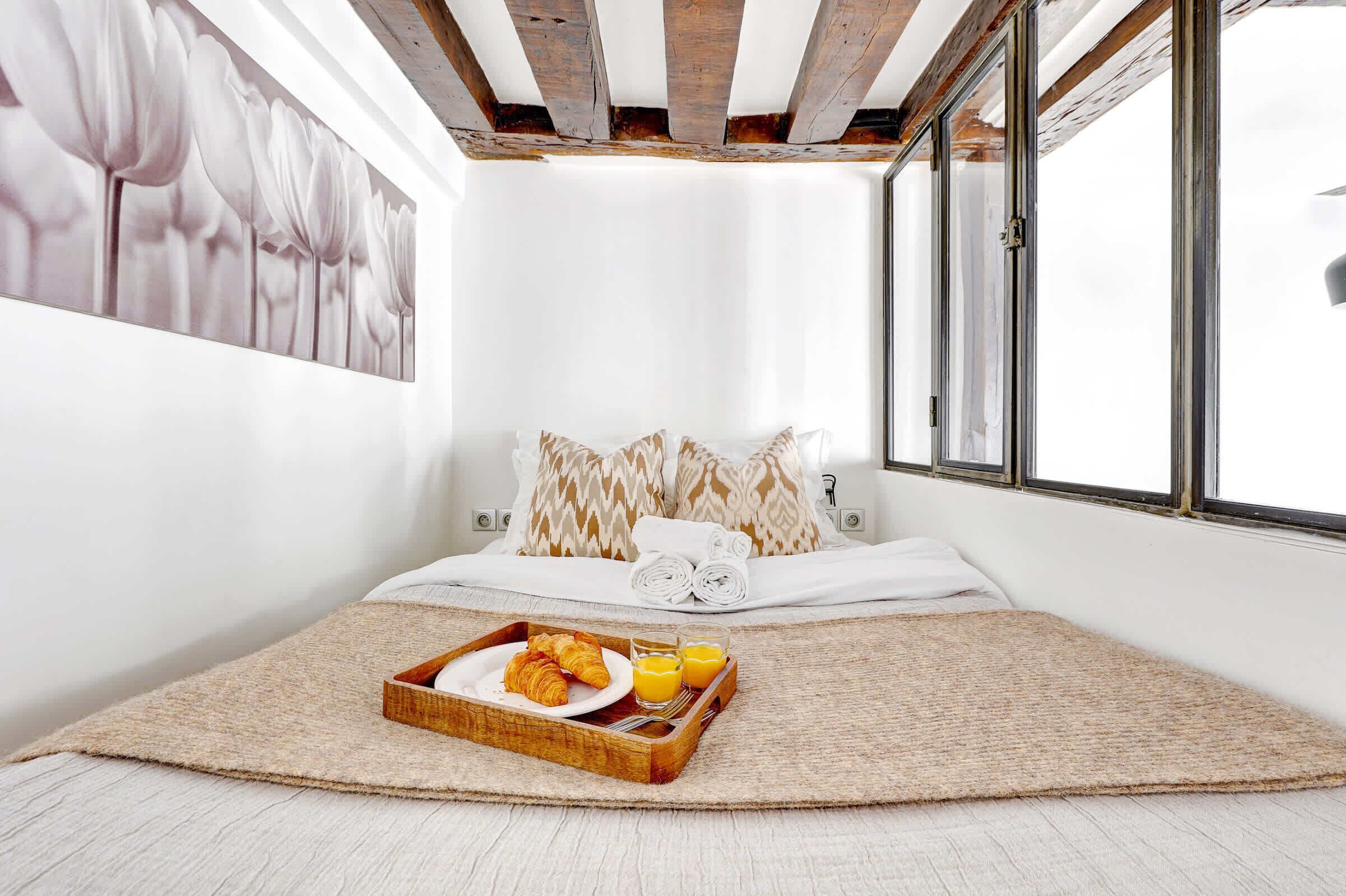 Desk, iron/ironing board, travel cot, free WiFi