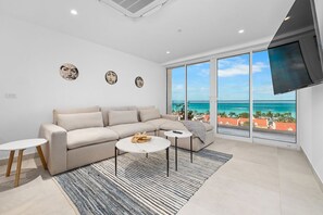 Comfort Condo | Living area - Atlantic 360 by BlueAruba Rentals (Noord)