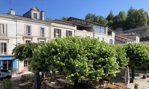 Maison de ville avec acces jardin! 
Barque Fleurie et sa déco des années 60