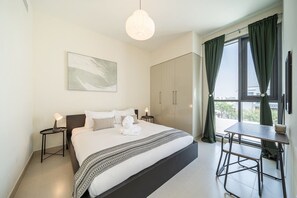 4 bedrooms, iron/ironing board, travel cot, WiFi