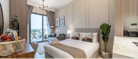 Strykejern/-brett, reiseseng for barn, wi-fi og sengetøy