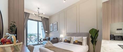 Strykejern/-brett, reiseseng for barn, wi-fi og sengetøy