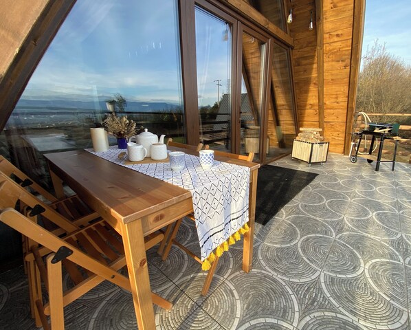 家庭木屋, 壁炉, 花园 | 露台