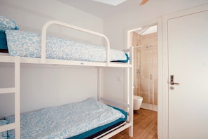 1 bedroom, iron/ironing board, free wired Internet, bed sheets