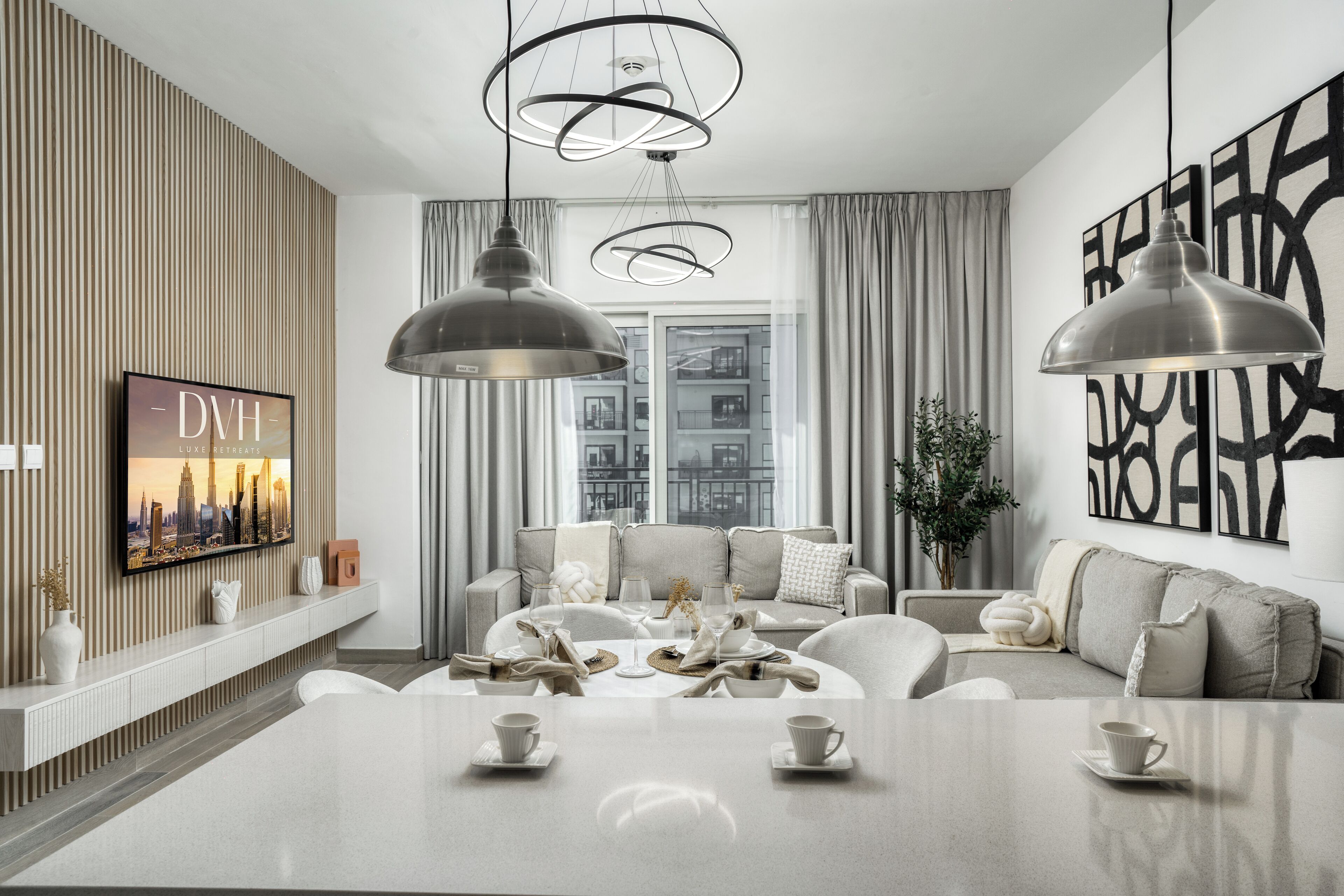 Exclusive Apartment, Canal View | Living area | 55-inch Smart TV with digital channels, Netflix, streaming services