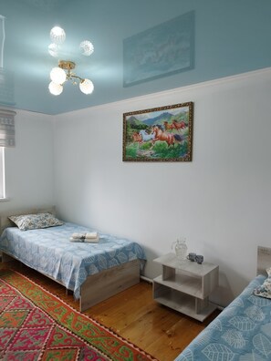 Phòng 2 giường đơn Tiêu chuẩn, quang cảnh thành phố | Màn/rèm cản sáng, phòng cách âm, bàn ủi/dụng cụ ủi quần áo 