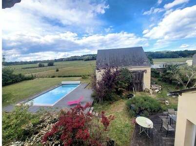 The vineyard setting