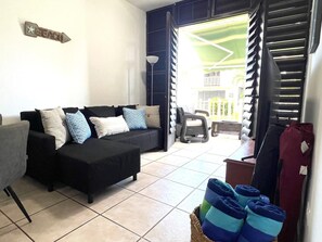 Living area - Comfy Apartment in Villa Taina Cabo Rojo, Boqueron with beach access and pool (Cabo Rojo)