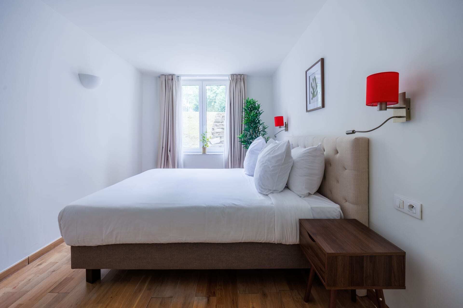 1 makuuhuone, työpöytä, silitysrauta/-lauta, ilmainen Wi-Fi