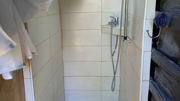 Shower, toilet paper