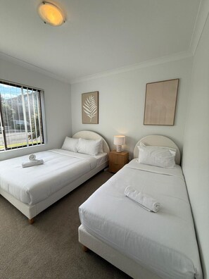 Desk, iron/ironing board, travel crib, free WiFi