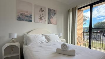 Desk, iron/ironing board, travel cot, free WiFi