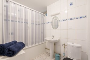 Hair dryer, towels