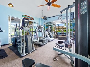 Apartment, 1 King-Bett (Kona Sea Ridge#Y22) | Fitnessbereich