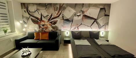 1 soverom, wi-fi og sengetøy