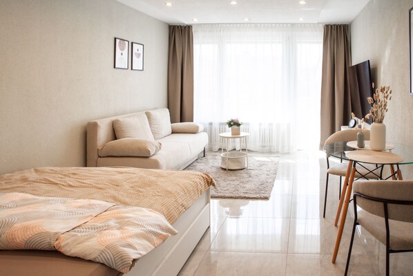 1 chambre, fer et planche à repasser, Wi-Fi, draps fournis