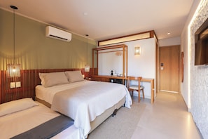 Minibar, blackout drapes, iron/ironing board, free WiFi