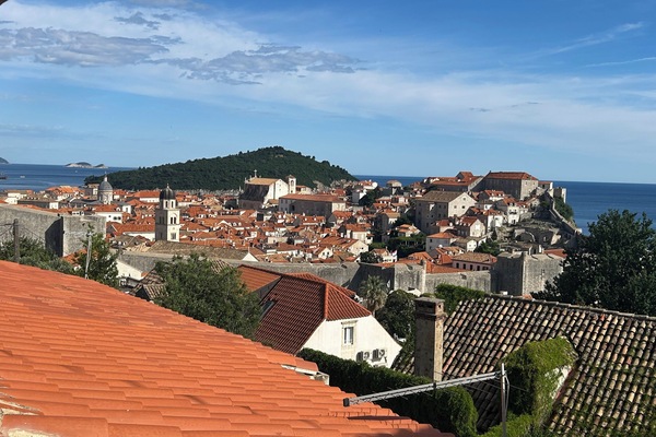 Blick von der Unterkunft