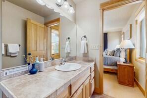 Hair dryer, towels