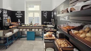 Daily buffet breakfast (EUR 8 per person)