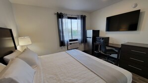 Economy eenpersoonskamer | Een bureau, een laptopwerkplek, gratis wifi, beddengoed