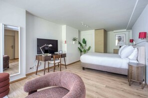 Desk, iron/ironing board, free WiFi, bed sheets