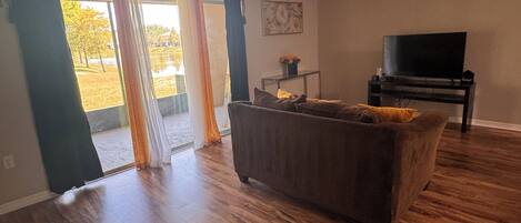 Smart TV, books, stereo, printers