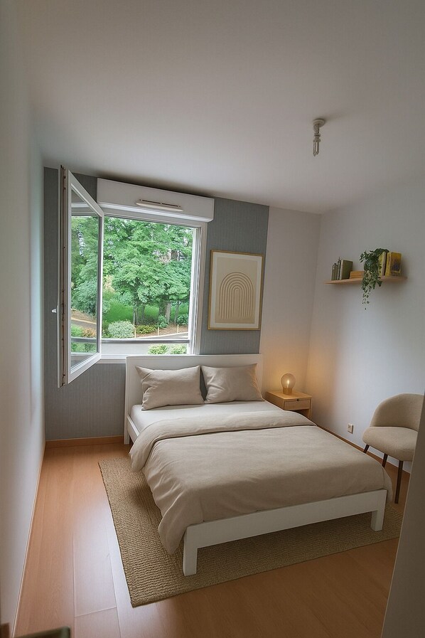 2 chambres, draps fournis