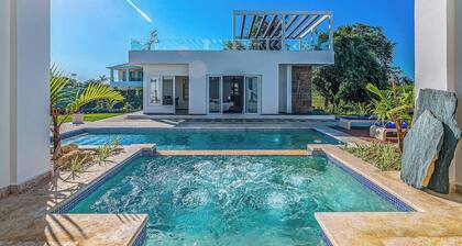 Palm Villa 4BR Luxe pool retreat
