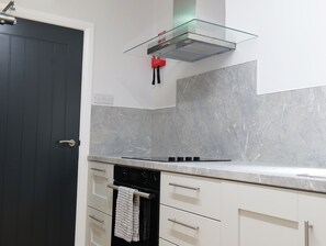 Refrigerador, placa de cocina