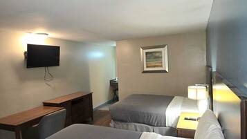 Desk, laptop workspace, iron/ironing board, free WiFi