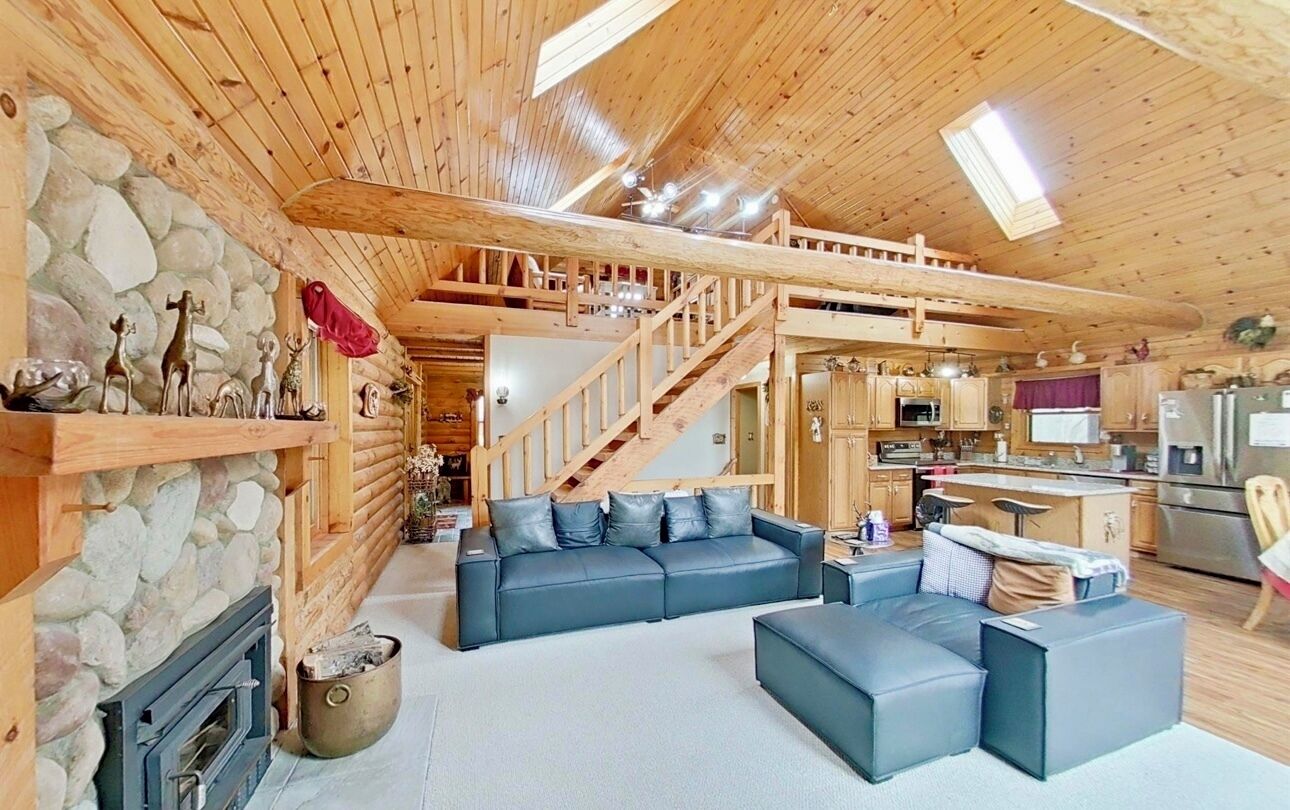 TV connectée, cheminée