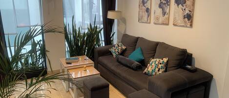 TV connectée, cheminée