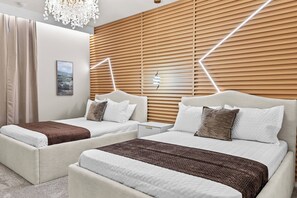 10 bedrooms, iron/ironing board, travel crib, WiFi