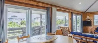 Semi oceanfront 4 bedroom home in Salvo! It�’s pet friendly. Walk to the beach.