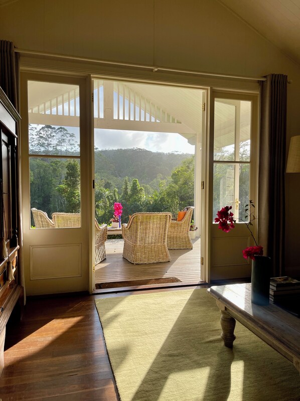 Interior - Blue Fig Cottage at Nightcap Ridge in the Byron Bay Hinterland. (Dorroughby)