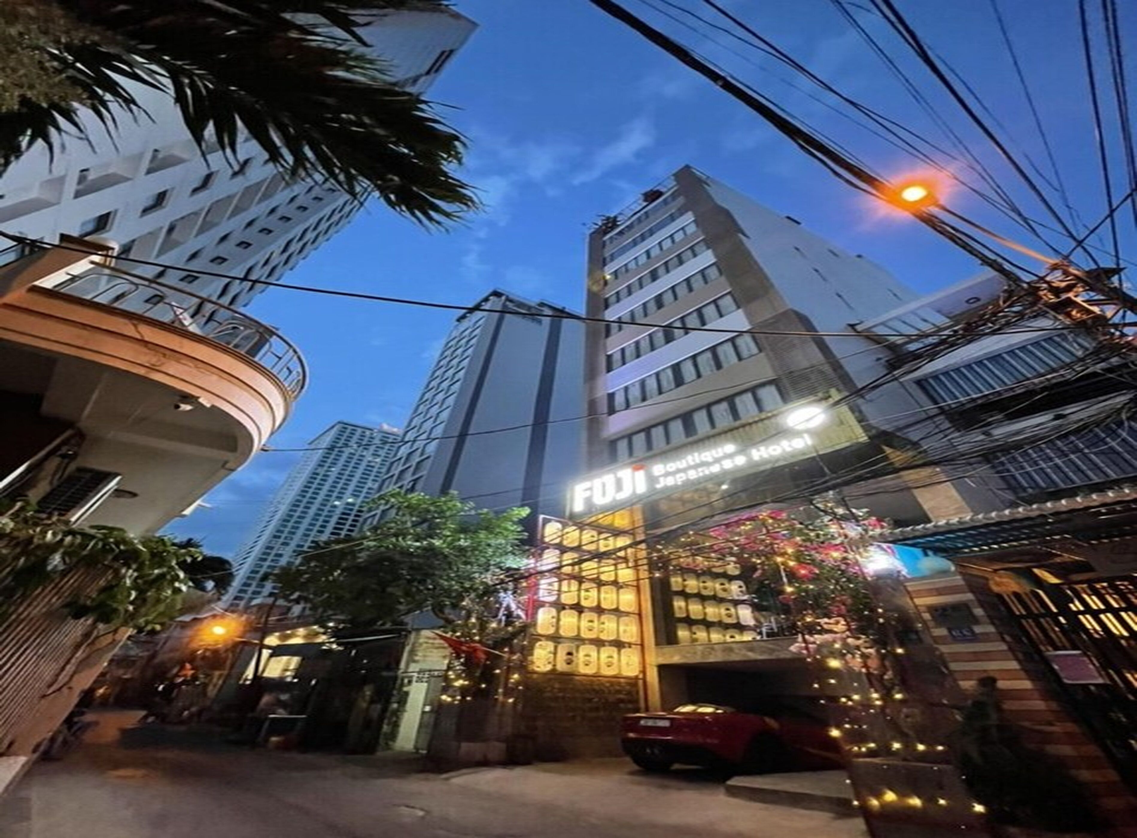 Front of property - evening/night