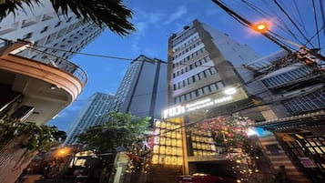 Front of property - evening/night