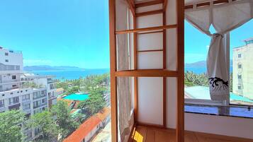 Uitzicht vanuit accommodatie