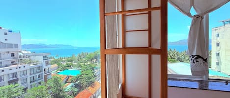 Blick von der Unterkunft