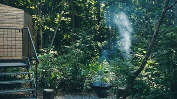 Huis, niet-roken (SANU CABIN MOSS, Simple Room) | Dakterras