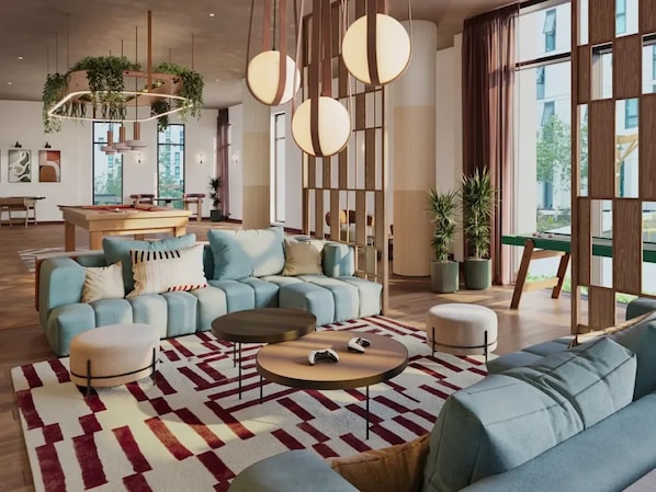 Lobby sitting area