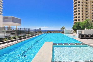 Indoor pool, outdoor pool - Beachfront Oracle | Stunning Ocean Views with Pool (Gold Coast)