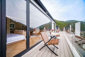 Kamar Double Superior, pemandangan gunung | Teras/patio